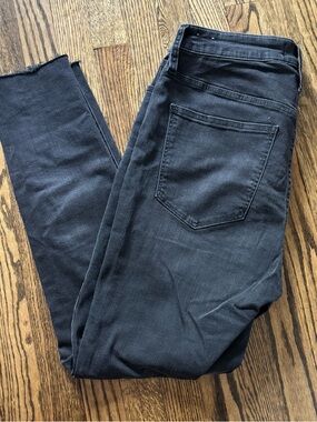 Madewell Charcoal Gray High-Rise Jeans